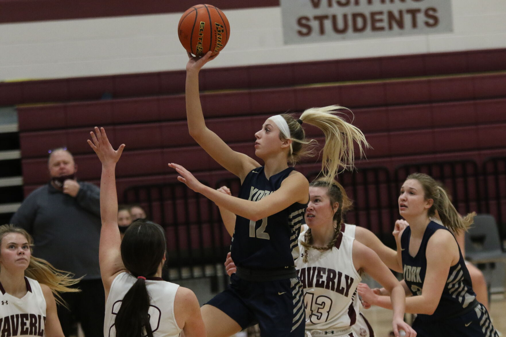 York at Waverly girls basketball, Jan. 4 22.JPG